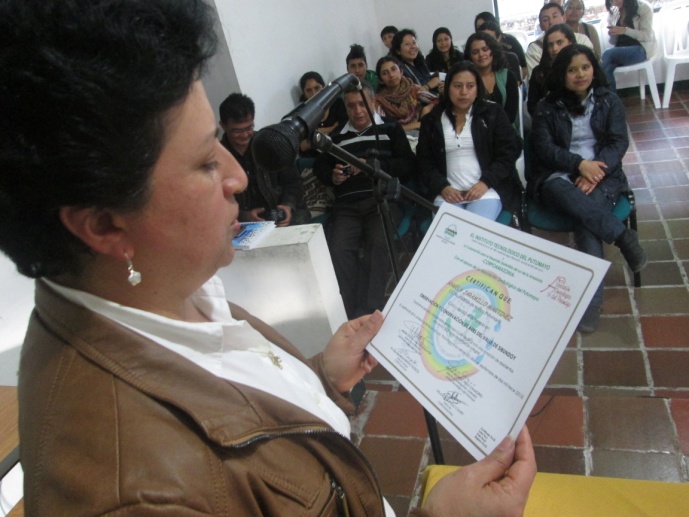 Acto graduación diplomado en observación y conservación de aves